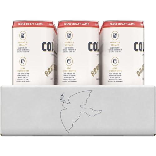 La Colombe La Colombe Coffee, Triple Draft Latte, 11 fl oz Cans (Pack of 12), Coffeehouse Quality Cold Brew, Specialty Grade Coffee Beans, Ready-to-Drink On-the-Go