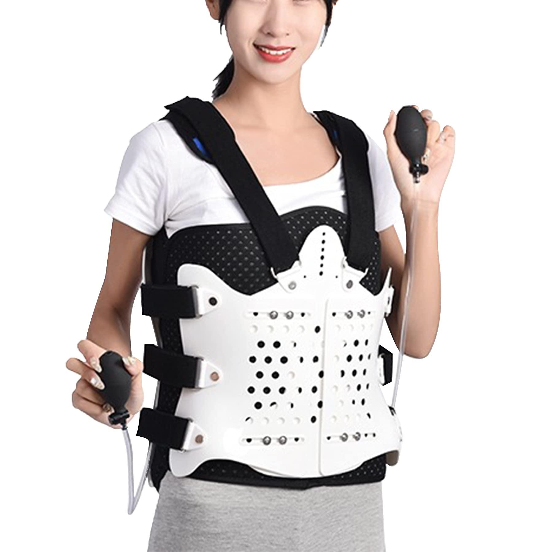 WILLQ WILLQ Inflatable Thoracolumbar Fixed Spinal Brace for Kyphosis Osteoporosis Support for Lumbar Vertebrae Fractures Restoration of Fixed Protection Stabilizer Spine Rehabilitation Brace