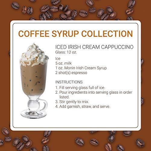 Monin Monin - Gourmet Flavorings Premium Coffee Collection, Great for Coffee, Tea, and Lattes, Non-GMO, Gluten-Free (Caramel, Amaretto, French Hazelnut, Irish Cream, Vanilla) | 50 ml Per Bottle