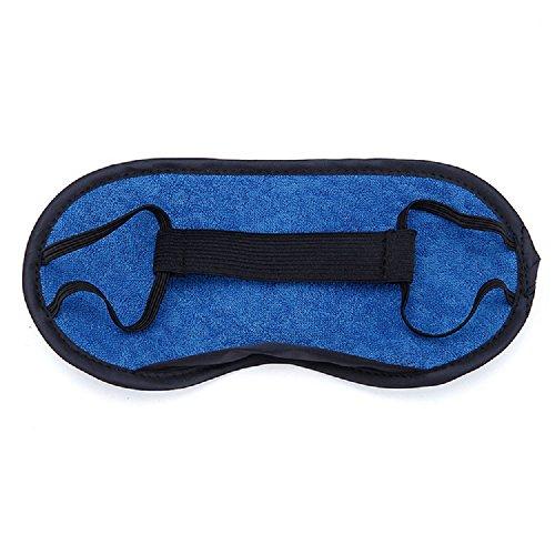 Amyzor Sleep Mask Set Pack of 3, Microfiber Terry Cloth Lightweight Comfortable, Soft, Adjustable Eye Masks for Sleeping, Shift Work, Naps, Travel Night Blindfold Eyeshade for Men Women, Black/Blue/Pink