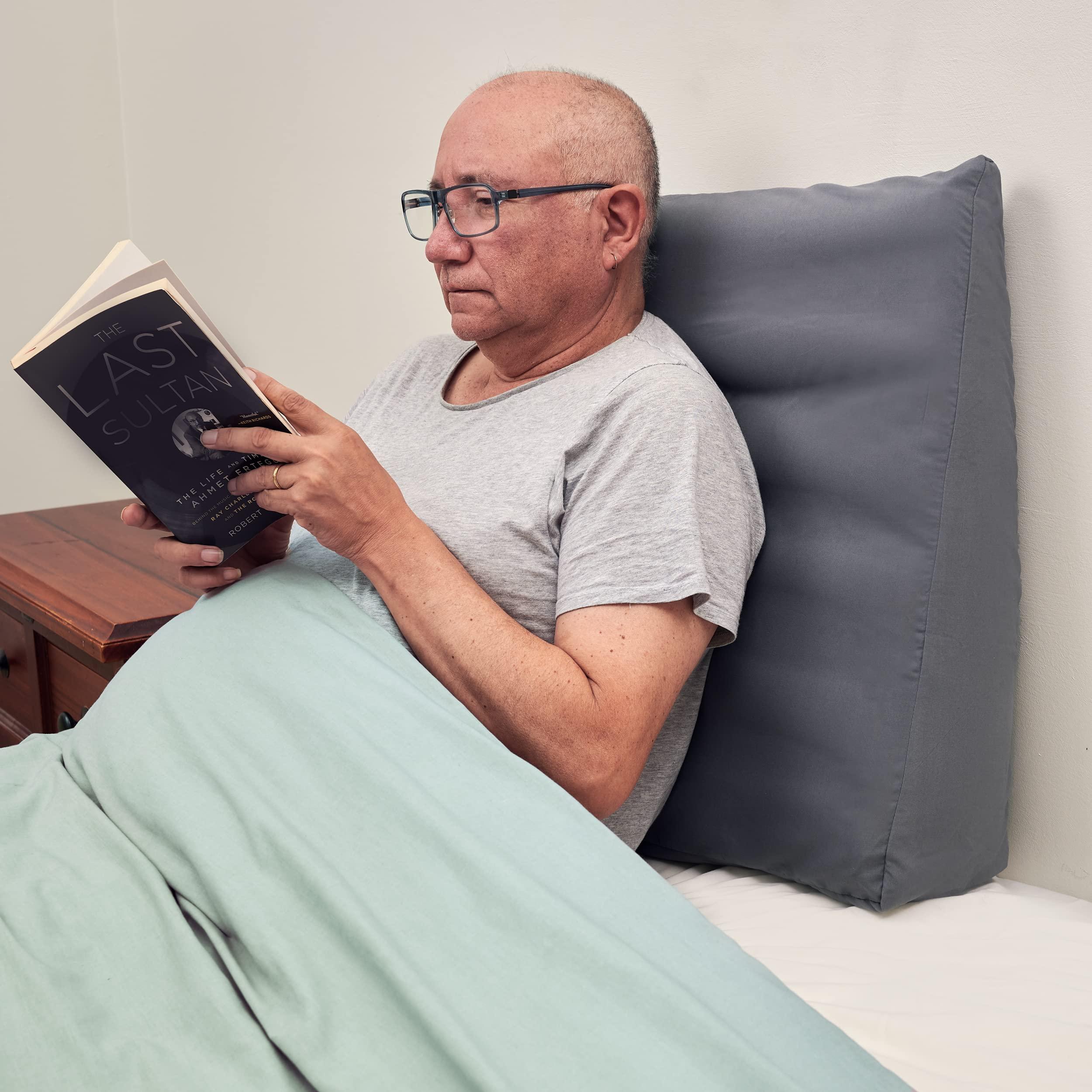 Circa Air Circa Air Inflatable Wedge Pillow for Travel - Plus Pillow Case. Sleep Better with Incline Pillow Wedges for Acid Reflux, GERD, Snoring. Travel Wedge Pillow for Leg Elevation, Knee and Back Support