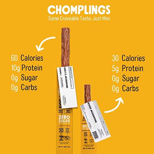 Chomps CHOMPS MINI Free Range Turkey Jerky Meat Snack Sticks, Original Turkey, 0.5 Ounce (Pack of 6)