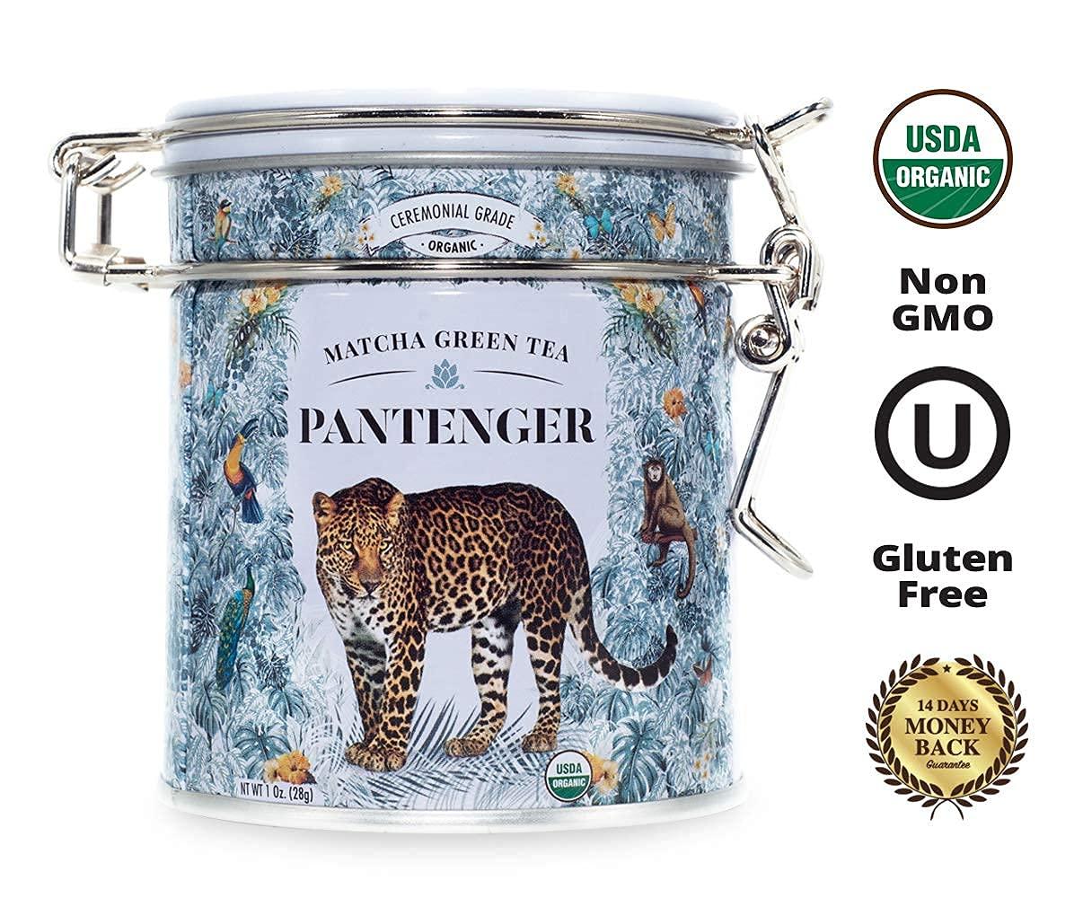 Pantenger Matcha Ceremonial Grade 1 Oz and Kabusecha Japanese Green Tea. USDA Organic. First Harvest.