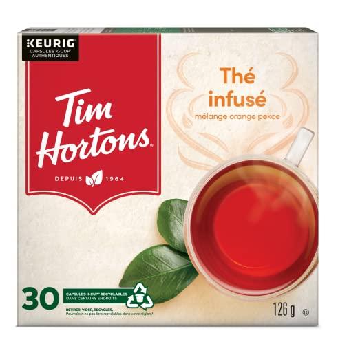 Tim Hortons Tim Hortons Steeped Orange Pekoe Tea, Black Tea, Single Serve Keurig K-Cup Pods, 30 Count