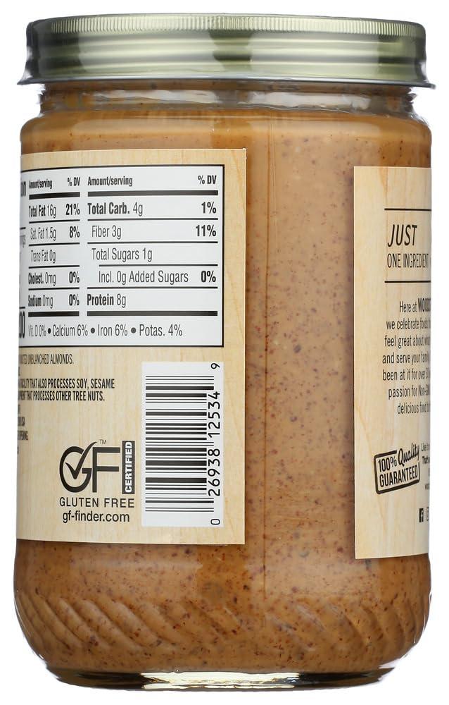 Woodstock Farms Woodstock Farms - All-Natural Almond Butter Crunchy Unsalted - 16 oz.