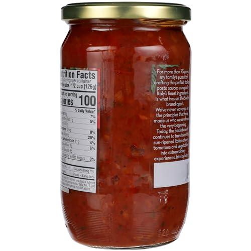 Sacla SaclaRoasted Garlic Cherry Tomato Pasta Sauce, No Added Sugar, 24 Ounces (Pack Of 6)