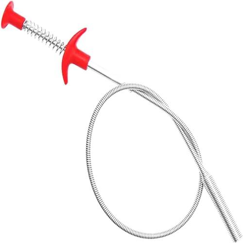 ALINNA 5 Pack of ALINNA Flexible Grabber Claw Pick Up Reacher Tool with 4 Claws Bendable Hose Pickup Reaching Assist Tool for Litter Pick, Home Sink, Drains, Toilet(24 Inches) (5 Pack)