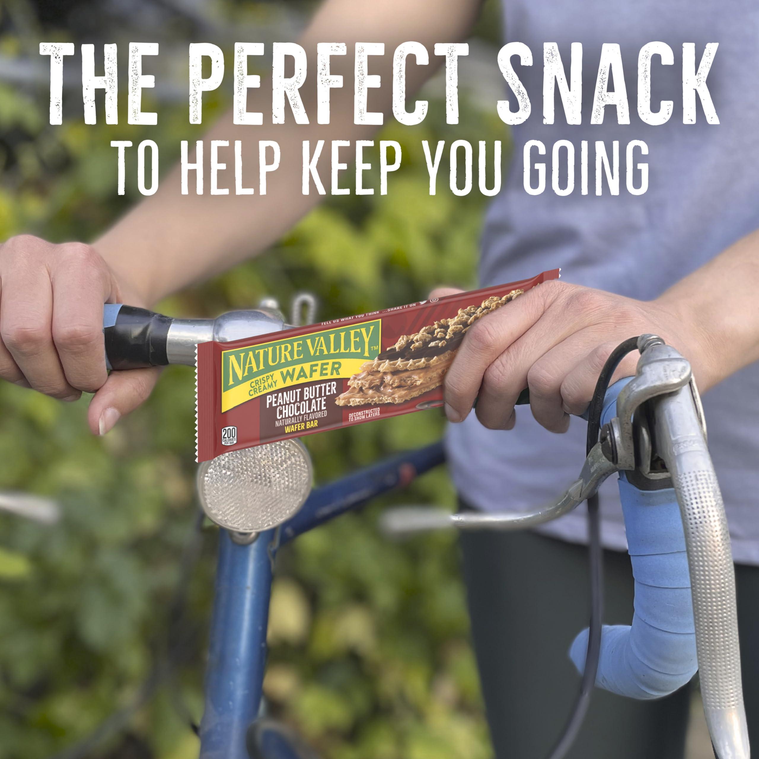 Nature Valley Nature Valley Wafer Bars, Peanut Butter Chocolate Flavored Snacks, 10 Bars, 13 OZ