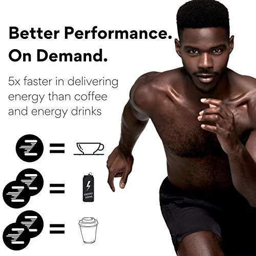 ZENERGY ZENERGY Energy Gum - Mint Flavor | 50mg Caffeine + 35% B6 and 45% B12 Vitamin | Vegan, 0 Sugar, 0 Calories, 0 Gluten, 0 Aspartame, Non-GMO, Instant Action | 3 Pack = 24 Count