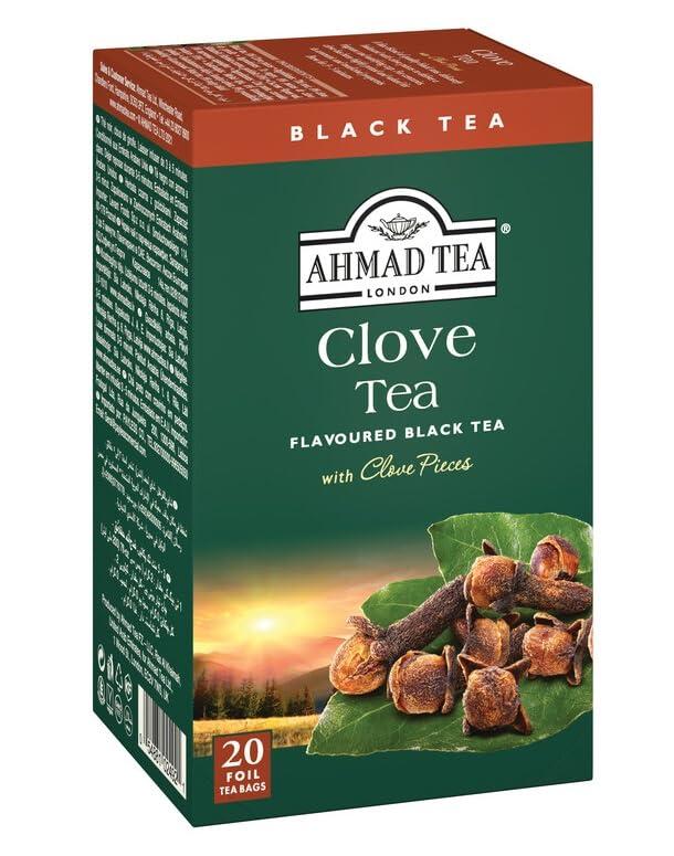 Ahmad Tea Ahmad Tea Black Tea, Clove Teabags, 20 ct (Pack of 1) - Caffeinated & Sugar-Free
