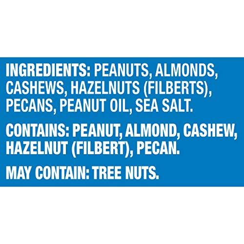 Planters Planters Mixed Nuts Less Than 50% Peanuts with Peanuts (Almonds, Cashews, Hazelnuts & Pecans, 12 ct Pack, 15 oz Canisters)