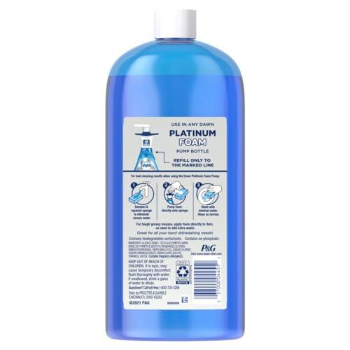 Dawn Dawn Dish Soap, Direct Foam Dishwashing Foam, Refill, Fresh Rapids Scent, 30.9 Fluid Oz (pack of 6)