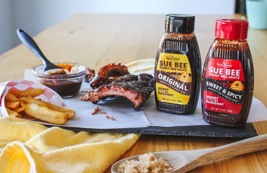 Sue Bee Sue Bee Original Style Barbecue Sauce, Honey BBQ, 14 Ounce (Pack of 1)