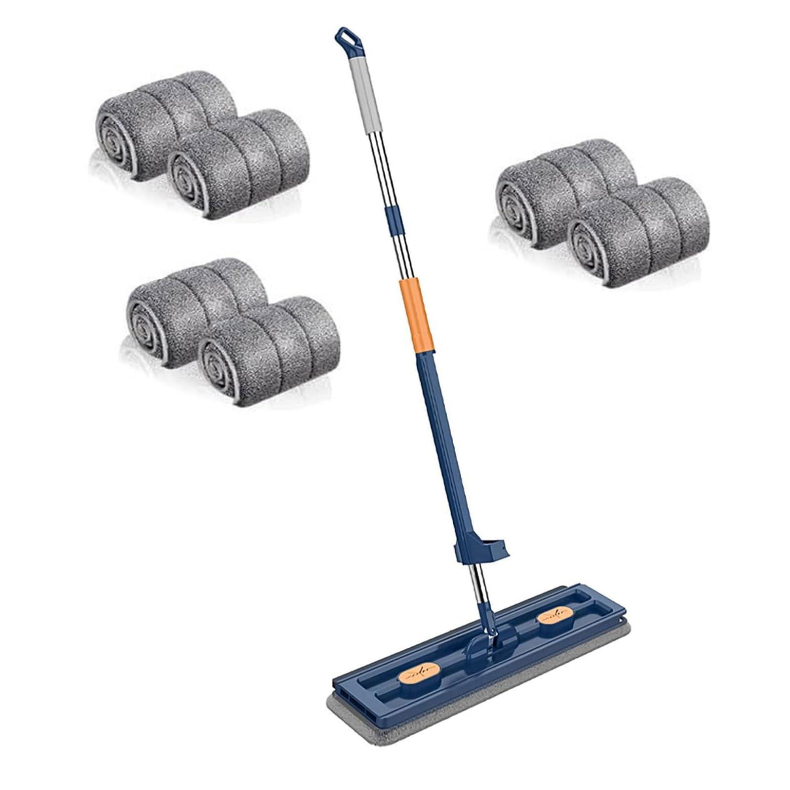 staol staol Flat Mop Floor Cleaning Mop Set Super Absorbent Selfcontained Slide Effortless Cleaning Tool Large Flat Mop