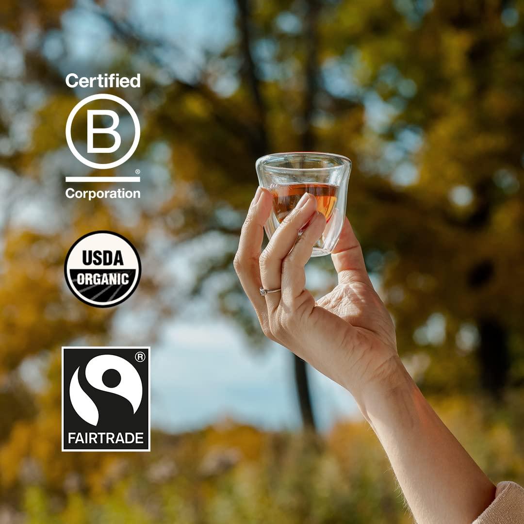 Grace Farms Grace Farms Organic Earl Grey Black Tea, 50 Sachet Pouch | Bergamot Oil | Fairtrade & Kosher |Gives Back 100% of Profits