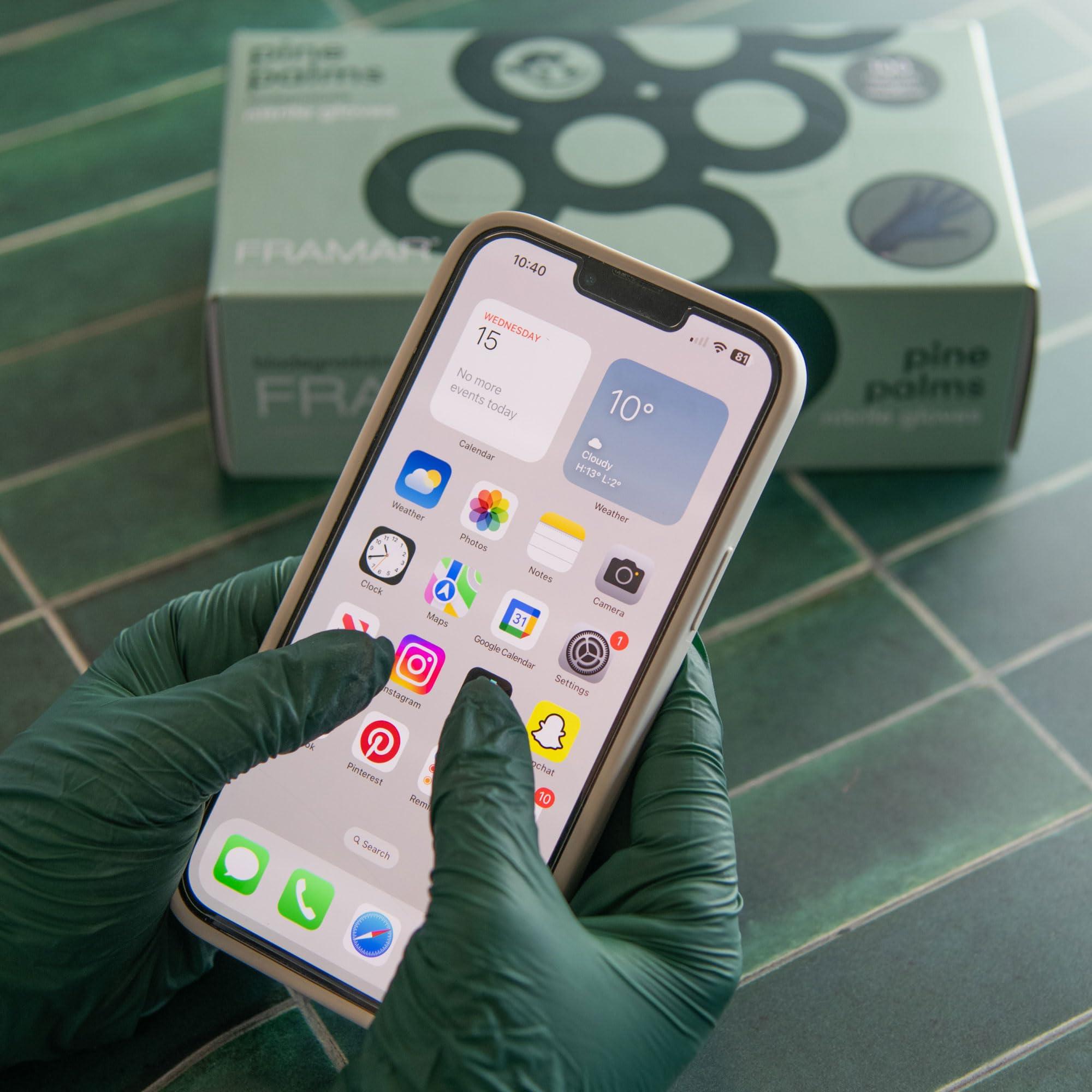 FRAMAR Framar Star Struck Silver Pop Up Hair Foil - Green Gloves Disposable Latex Free