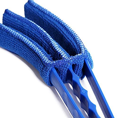 tooloflife Venetian Blind Cleaner Washable Blind Duster Slat Cleaners Tool Cleaner Brush for Window Shutters(Green)