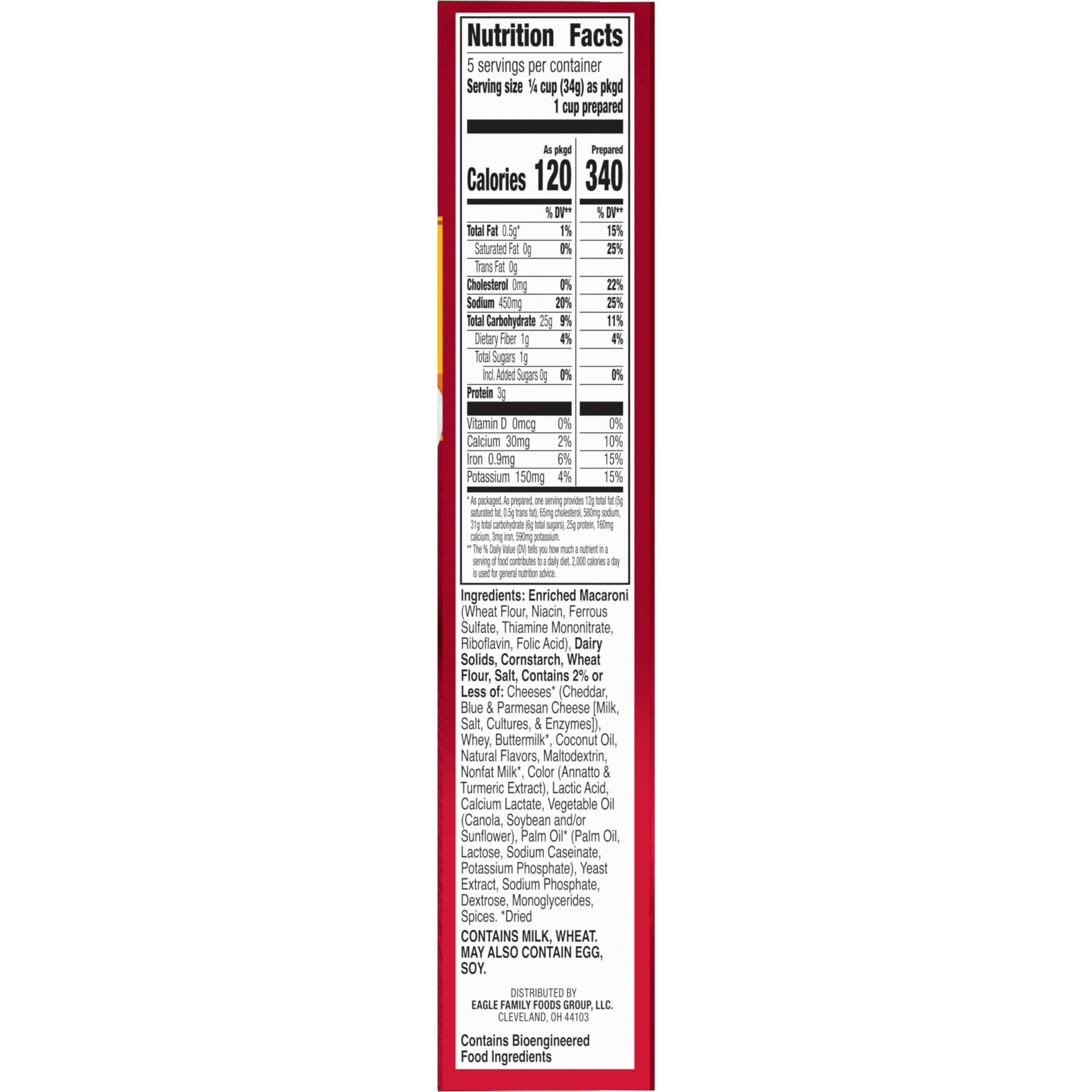 Hamburger Helper Hamburger Helper Pasta Three Cheese, 6 Ounces, 12 per Case.