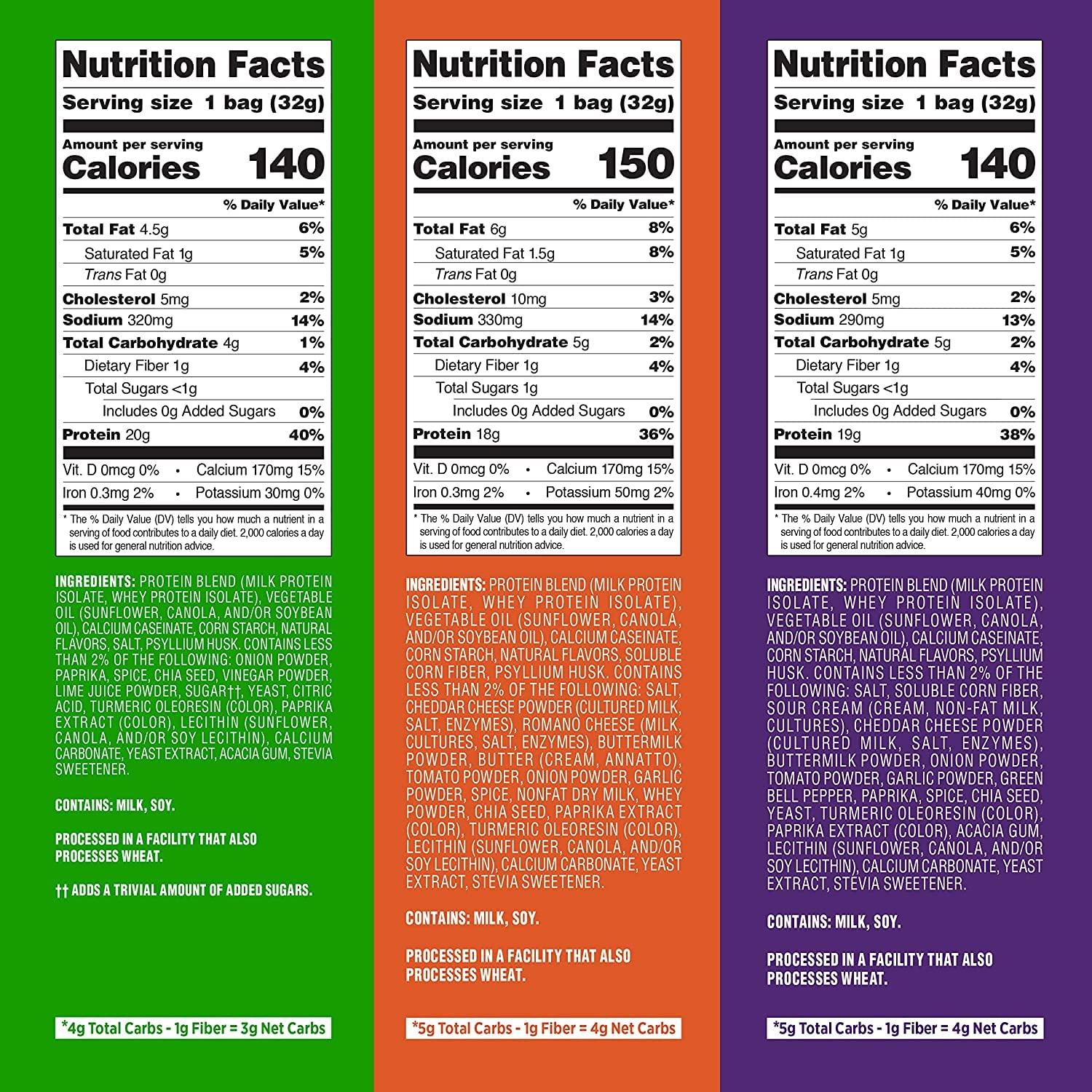 Quest Nutrition Quest Nutrition Protein Chips Variety Pack Bundle, High Protein, Low Carb, 24 Count