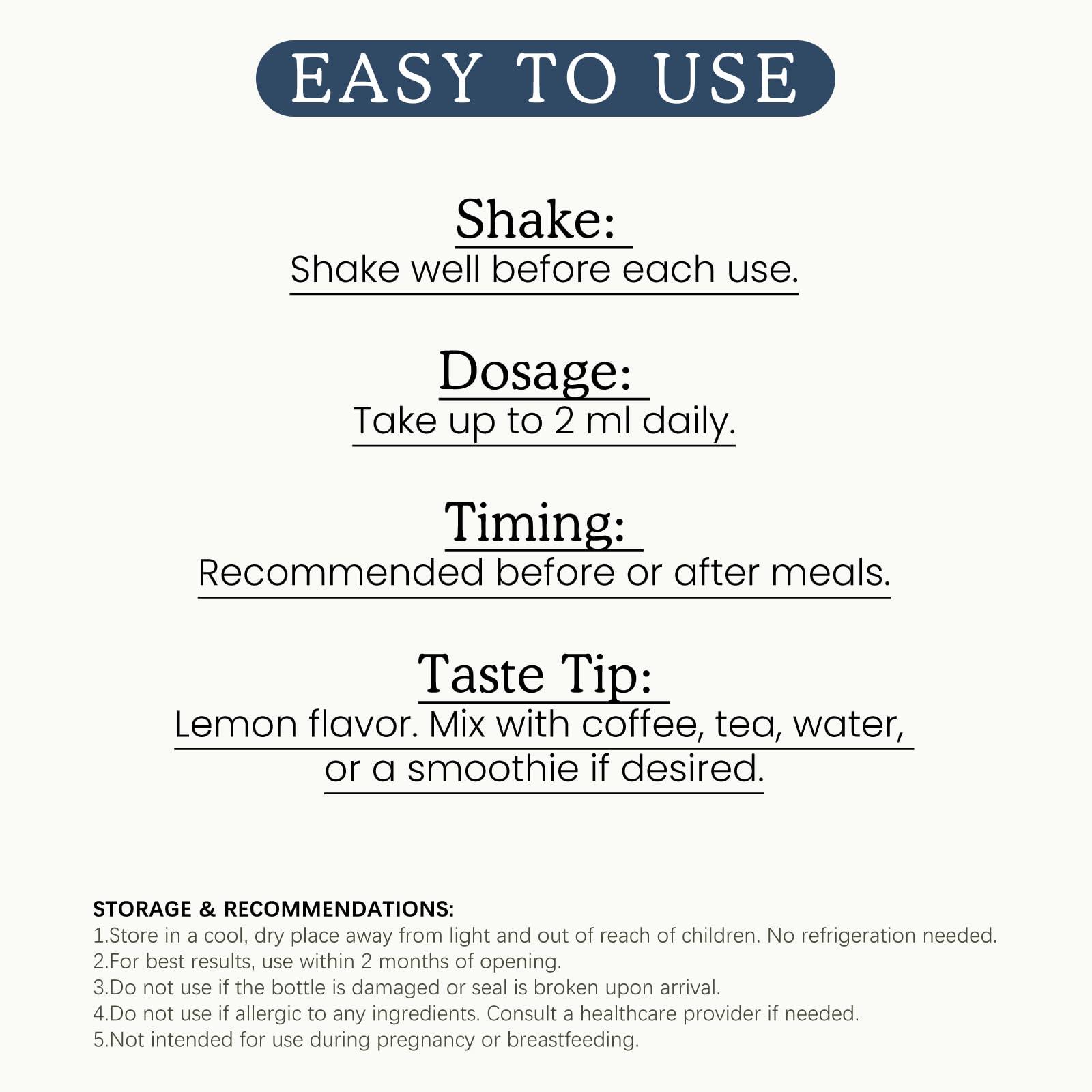 PAYAOCZ (4 Pack) 10 in 1 Calcium Magnesium Zinc Supplement, Magnesium Glycinate Complex Liquid Drops with Vitamin D3 K2 B6, Vegan Calcium Citrate Bone & Immune Health Support, Sleep & Cramps, Boron, 1 Fl Oz