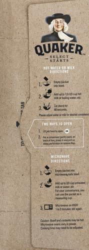 Quaker Quaker Instant Oatmeal, Gluten Free Original, Breakfast Cereal, 10 Packets