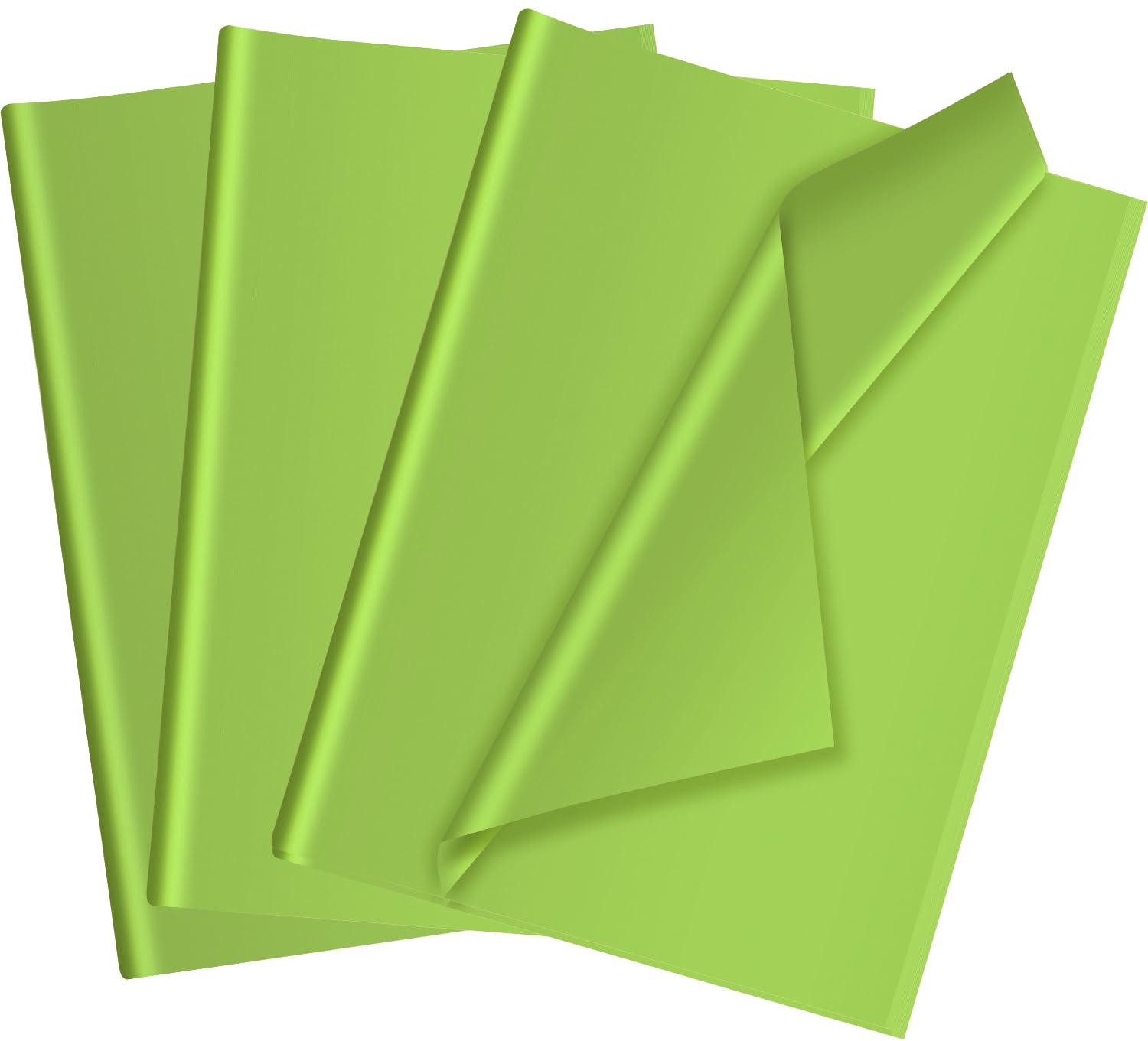 Hlonon 50 Sheets Sage Green Tissue Paper for Gift Bags - 14 x 20 Inches Recyclable Sage Green Wrapping Paper for Weddings Birthday DIY Project Christmas Gift Wrapping Crafts Decor
