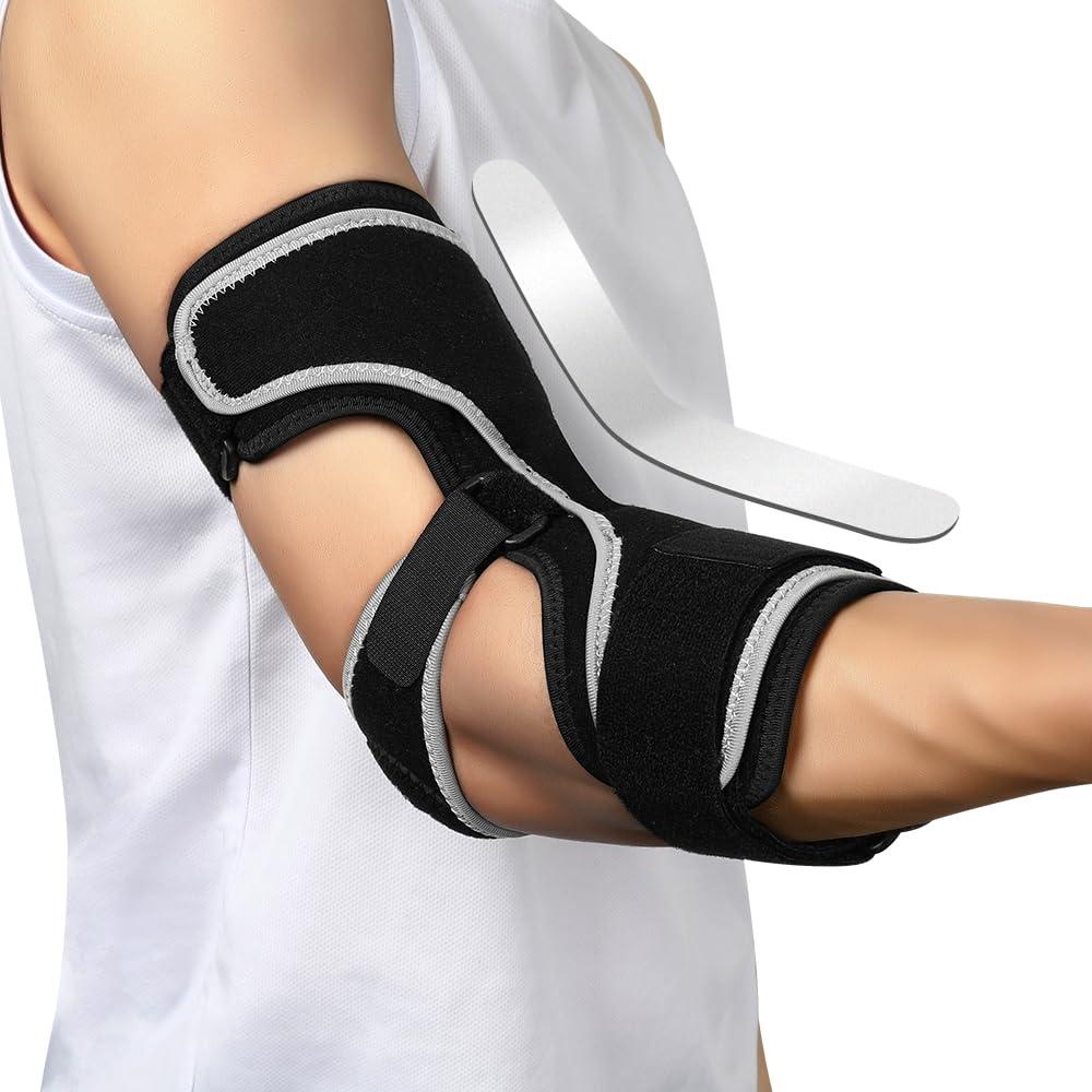 FITTOO FITTOO Elbow Brace for Cubital Tunnel Syndrome, Arm Ulnar Nerve Brace Support for Elbow Discomfort, Tendonitis, Prevent Elbow Excessive Bending, Fit Left & Right Men & Women Arm