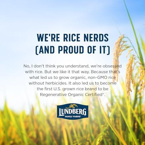 Lundberg Lundberg Basmati Rice, Organic Long Grain Brown Rice - Non-Sticky, Fluffy Aromatic Rice Grown in California, Pantry Staples, Chip Clip Included, 32 Oz
