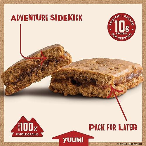 Kodiak Cakes Kodiak Soft Baked Sandwich Breakfast Bar, Cinnamon Oat & Apple, High Protein, 100% Whole Grains, 1 box with 4 bars each (4 bars total)