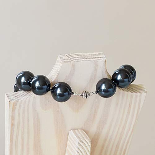 Hot Girls Pearls Costume Jewelry Hot Girls Pearls Sterling Grey 16" Cooling Necklace | Stylish Way To Stay Cool While Looking Hot | FREE Insulated Travel Pouch Included With Every Item