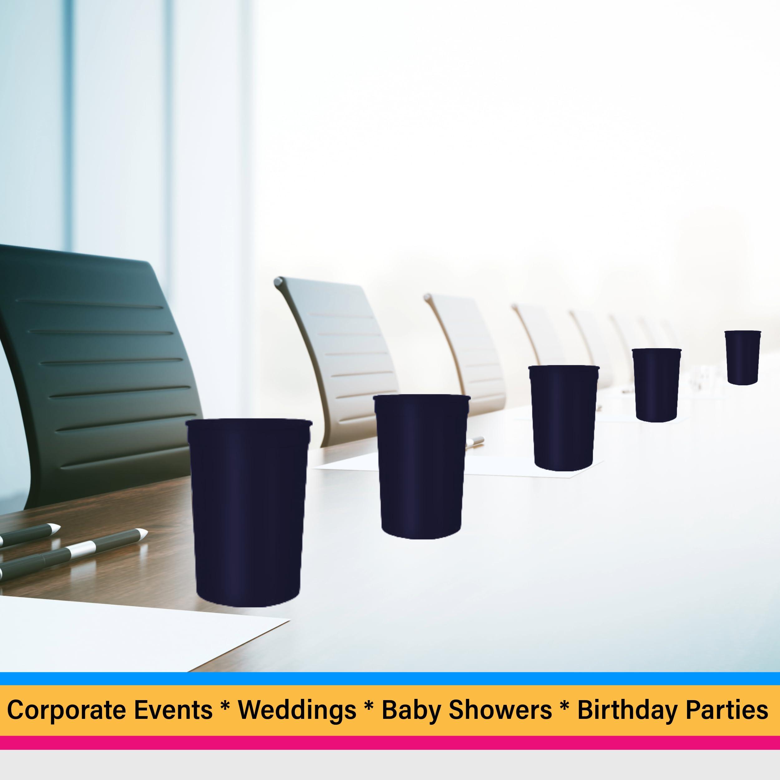 USMG USMG 50 Pack Reusable Polypropylene 32oz Bulk Blank Stadium Cups For Drinkware Celebration Events Party Favors or DIY Crafts (Red)