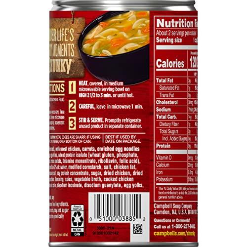 Campbell\'s Campbell\'s Chunky Soup, Classic Chicken Noodle Soup, 18.6 Oz Can