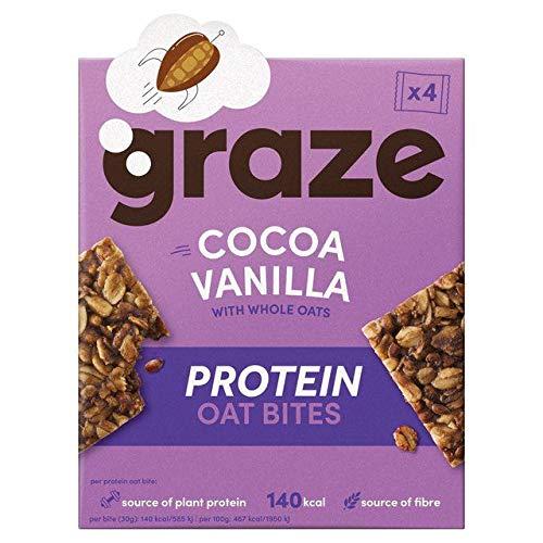 GRAZE Graze Cocoa & Vanilla Protein Bites - 4 x 30g