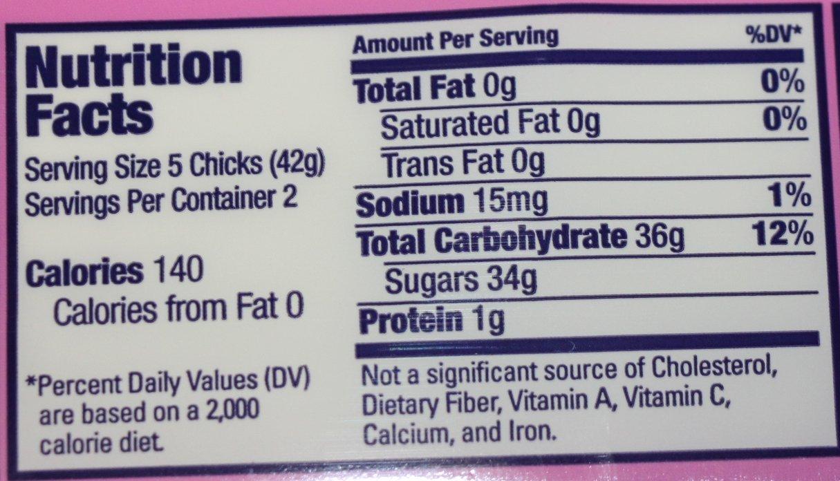 Peeps Easter Marshmallow Peeps Chicks Variety Pack of 6 (65g)