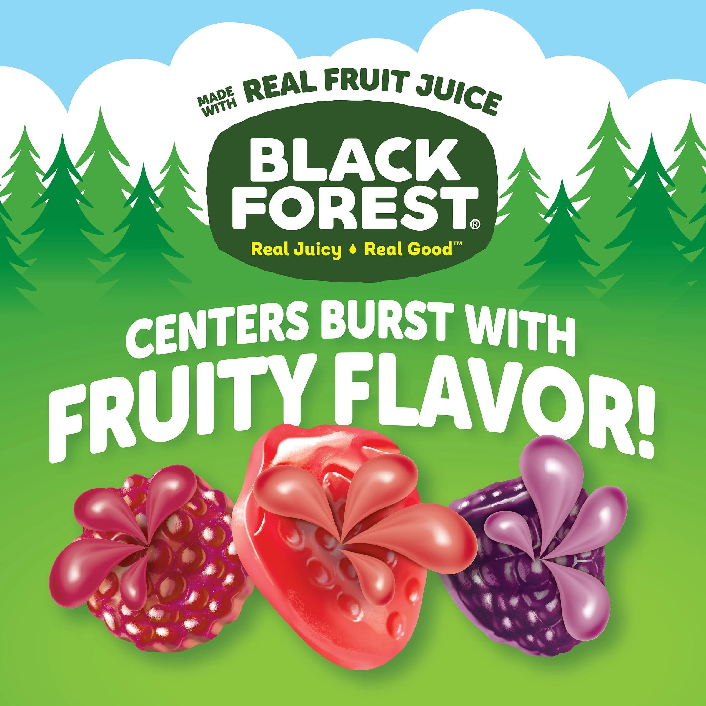 Black Forest Black Forest Juicy Burst Fruit Snacks, Berry Medley, 0.8 Ounce Pouches (22 Count)