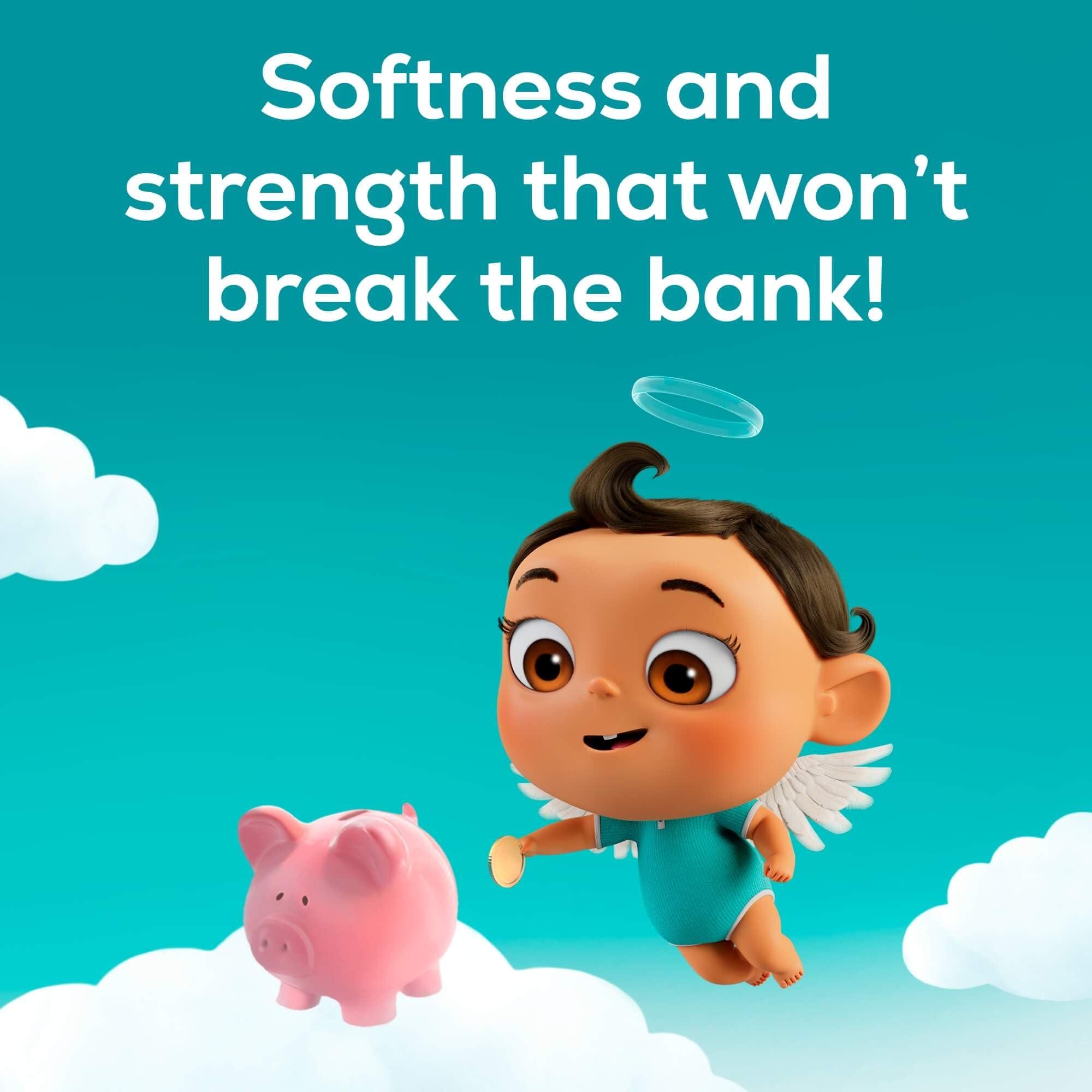 Angel Soft Angel Soft Toilet Paper, 48 Mega Rolls = 192 Regular Rolls, Soft and Strong Toilet Tissue