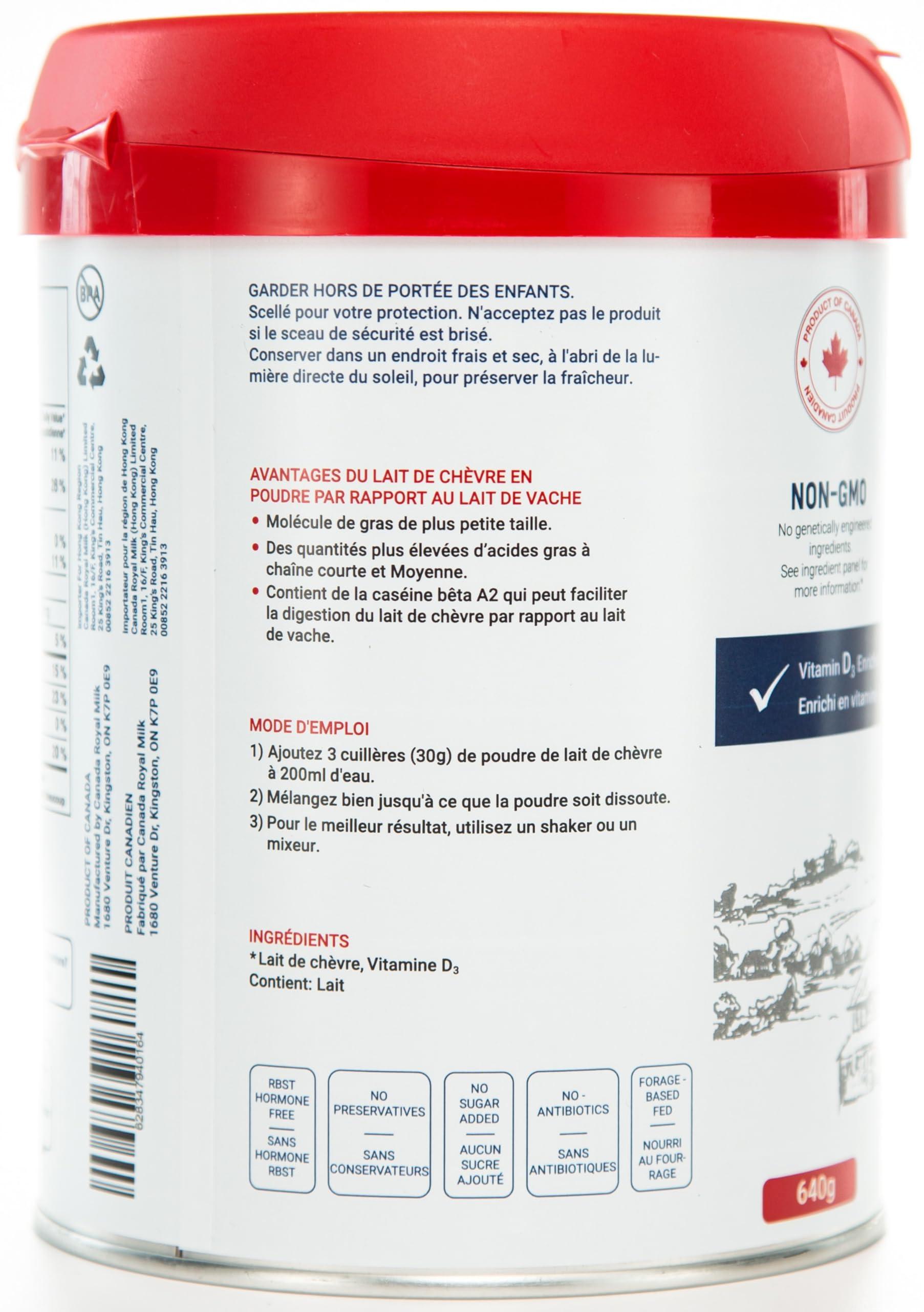 CAPRISS Capriss Whole Goat Milk Powder, 22.5oz | Canadian Family Farm Sourced, Vitamin D Enriched, High Protein & Calcium, A2 Milk, Easy to Digest, Gluten Free | No Antibiotics, No rBST, No Preservatives