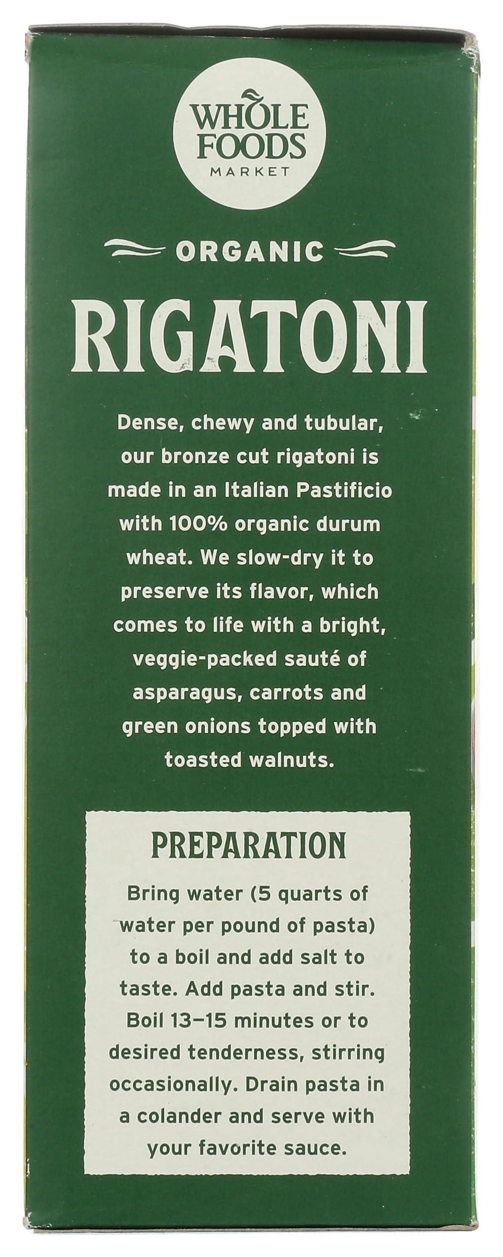 Whole Foods Market Whole Foods Market, Organic Rigatoni, 16 Ounce
