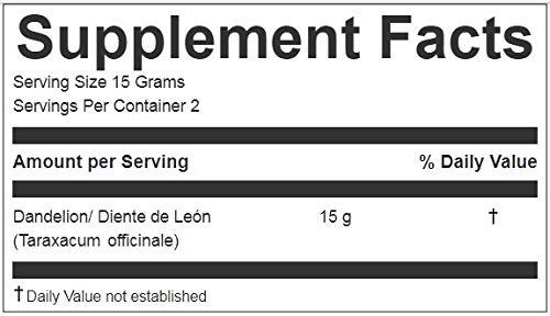 HANAN PERUVIAN SECRETS Hanan Peruvian Secrets Diente De Leon Herbal Tea | 100% Natural Dandelion Leaves | 1.06oz / 30g | Naturally Supports Healthy Digestion | Soothes Occasional Stomach Discomfort