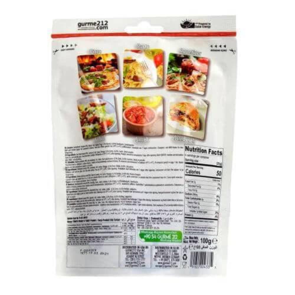 GURME 212 Gurme212 Delimatoes Marinated Sun Dried Tomatoes in Oil 3.5oz Pouch