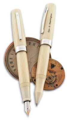 Laban Antique Ivory PT Rollerball Pen Laban Kaiser Antique Ivory Rollerball Pen - LKAISER-RB