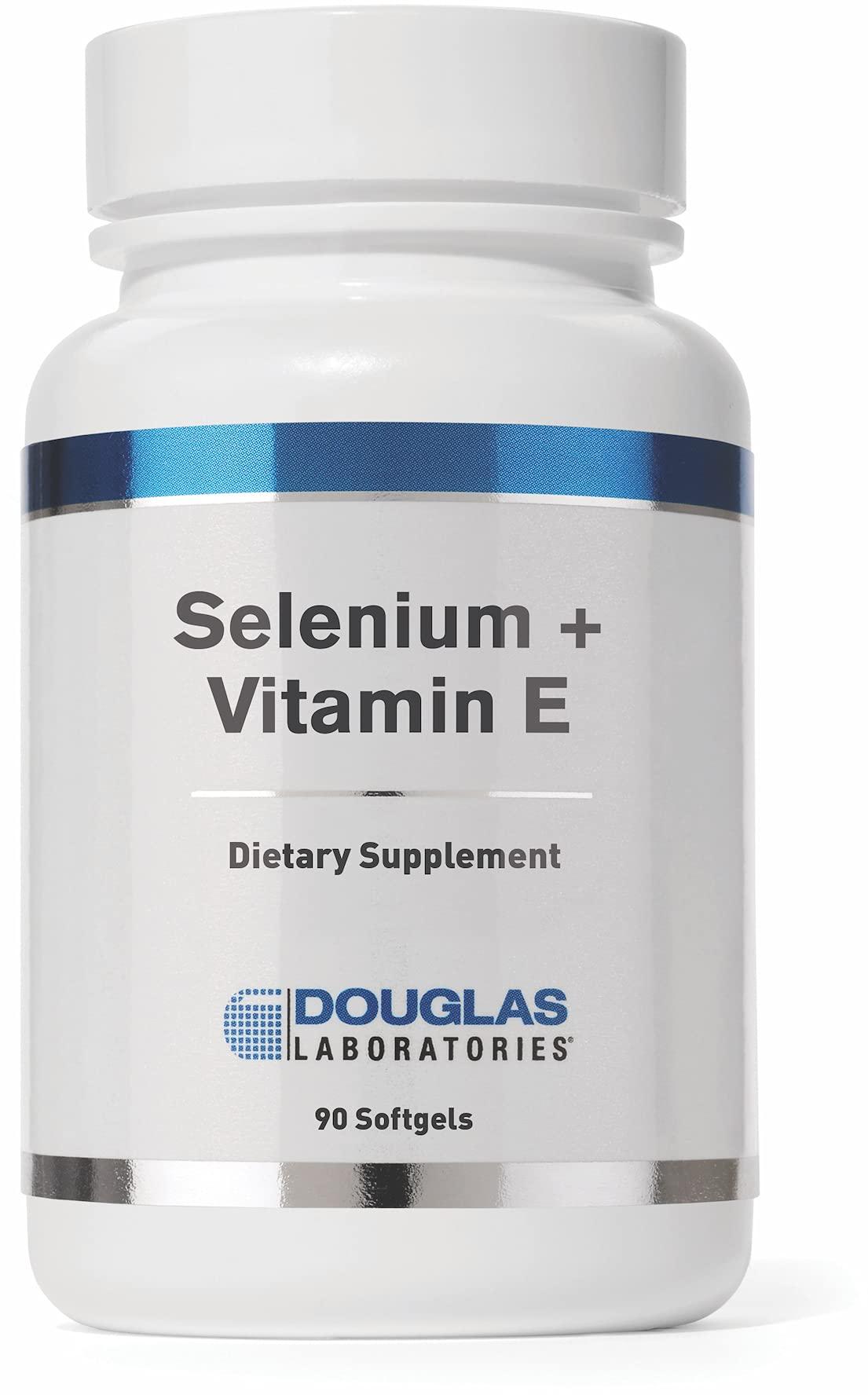 Douglas Laboratories Douglas Laboratories Selenium + Vitamin E | 400 I.U. of Natural Form of Vitamin E and 50 mcg. of Selenium | 90 Softgels