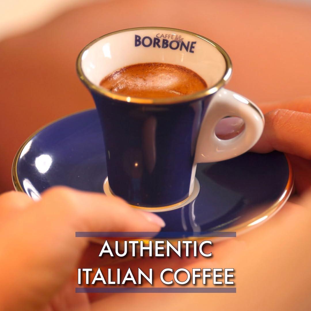 Caff Borbone Caffe Borbone Whole Bean Coffee, Medium Roast Robusta Blend, Espresso Intenso, Strong and Creamy Italian Coffee, 2.2 lb Bag