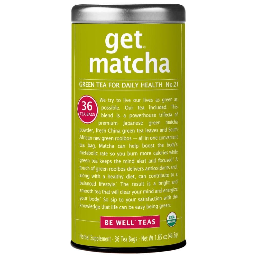 The Republic of Tea The Republic of Tea get matcha No. 21 - Organic Green Tea for Daily Health, 36 Tea Bags