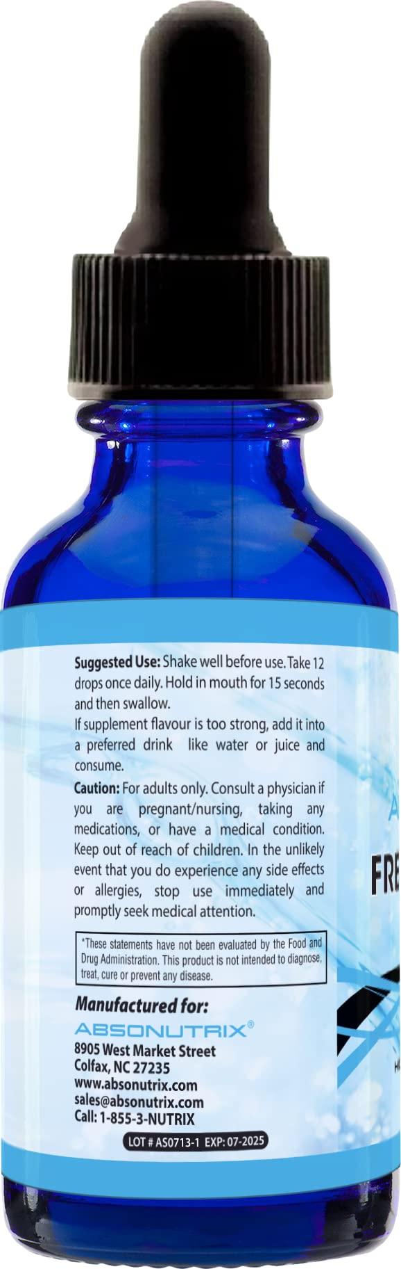 Absonutrix Absonutrix French Maritime Pine Bark Extract 590 mg, 4 Fl Oz drops - 200 Servings, Bioavailability, Easy-To-Consume, Cruelty-Free, Vegetarian, Third-Party Tested, Non-GMO, Made in USA