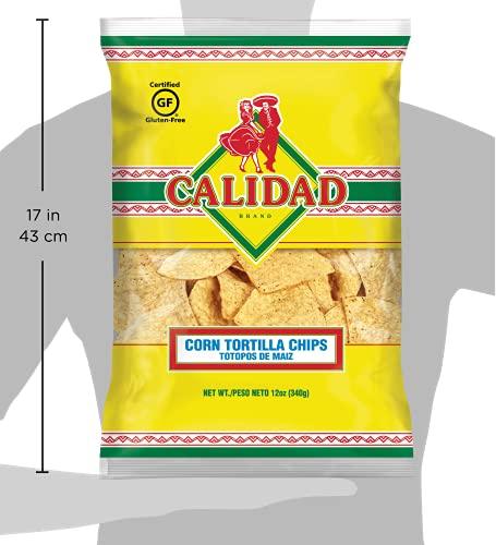 Calidad Calidad Yellow Corn Tortilla Chips Mexican Restaurant Style Chips, 11 Oz