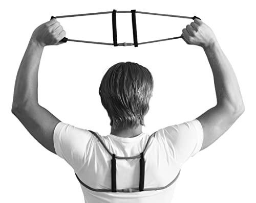 Swedish Posture Swedish Posture Corrector Back Brace - Comfortable Posture Exercise Trainer, Back Support for Spine Posture, Pain Relief from Neck, Back & Shoulder, Adjustable Back Straightener for Men Women