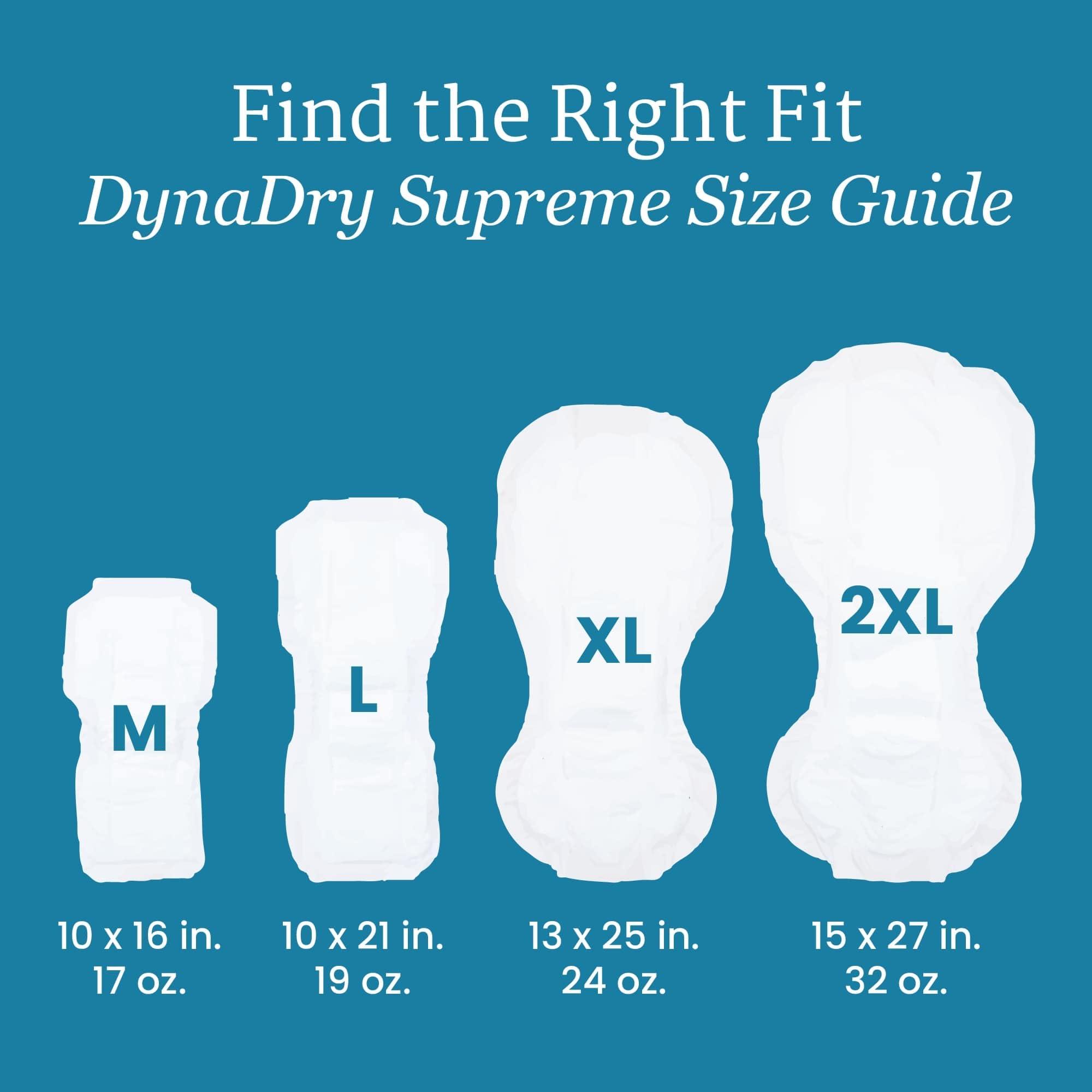 NorthShore NorthShore DynaDry Supreme Liners for Men and Women, 2X-Large, Case/80 (4/20s)