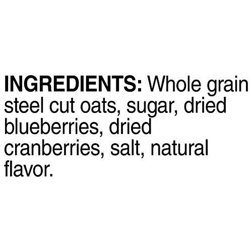 Quaker Quaker, Instant Steel Cut Oatmeal, Cranberries And Blueberries, 8 Ct