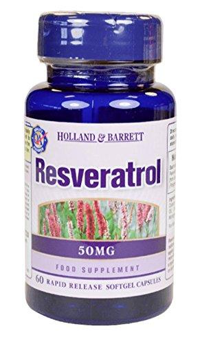 Holland & Barrett Holland & Barrett Resveratrol 60 Capsules 50mg